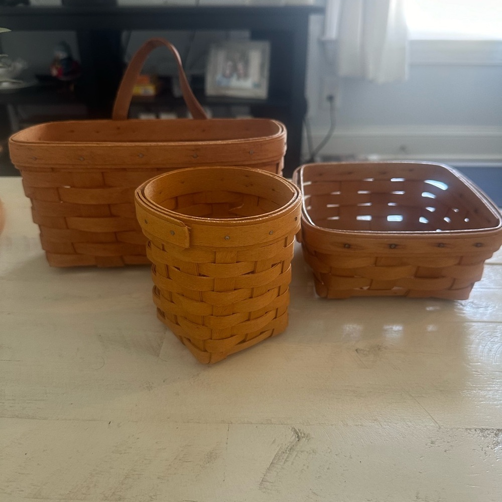 🌸 3/$30 DONATION CLEAR OUT 🌸 Vintage Longaberger Baskets